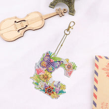 Load image into Gallery viewer, DIY Diamond Art Key Rings Lettter Keychain Supplies Gift for Kids (GJ151)
