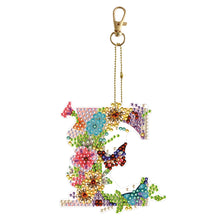 Load image into Gallery viewer, DIY Diamond Art Key Rings Lettter Keychain Supplies Gift for Kids (GJ153)
