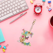 Load image into Gallery viewer, DIY Diamond Art Key Rings Lettter Keychain Supplies Gift for Kids (GJ153)
