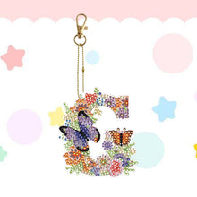 Load image into Gallery viewer, DIY Diamond Art Key Rings Lettter Keychain Supplies Gift for Kids (GJ129)
