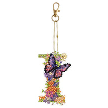 Load image into Gallery viewer, DIY Diamond Art Key Rings Lettter Keychain Supplies Gift for Kids (GJ131)
