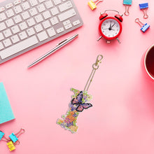 Load image into Gallery viewer, DIY Diamond Art Key Rings Lettter Keychain Supplies Gift for Kids (GJ131)
