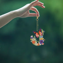 Load image into Gallery viewer, DIY Diamond Art Key Rings Lettter Keychain Supplies Gift for Kids (GJ132)
