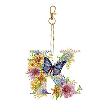 Load image into Gallery viewer, DIY Diamond Art Key Rings Lettter Keychain Supplies Gift for Kids (GJ133)
