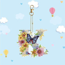 Load image into Gallery viewer, DIY Diamond Art Key Rings Lettter Keychain Supplies Gift for Kids (GJ133)
