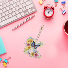 Load image into Gallery viewer, DIY Diamond Art Key Rings Lettter Keychain Supplies Gift for Kids (GJ133)
