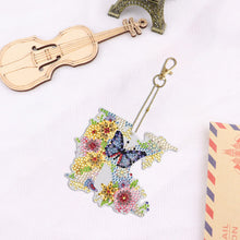 Load image into Gallery viewer, DIY Diamond Art Key Rings Lettter Keychain Supplies Gift for Kids (GJ133)
