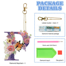 Load image into Gallery viewer, DIY Diamond Art Key Rings Lettter Keychain Supplies Gift for Kids (GJ138)
