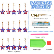 Load image into Gallery viewer, Stars DIY Keychain Supplies Double Sided Special Shaped Gift for Kids (#1)
