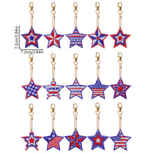 Load image into Gallery viewer, Stars DIY Keychain Supplies Double Sided Special Shaped Gift for Kids (#1)
