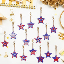 Load image into Gallery viewer, Stars DIY Keychain Supplies Double Sided Special Shaped Gift for Kids (#1)
