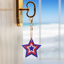 Load image into Gallery viewer, Stars DIY Keychain Supplies Double Sided Special Shaped Gift for Kids (#1)
