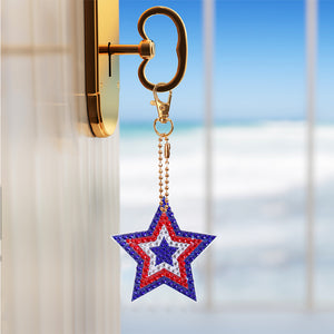 Stars DIY Keychain Supplies Double Sided Special Shaped Gift for Kids (#1)