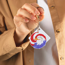 Load image into Gallery viewer, Independence Day Series DIY Keychain Double Side Special Shaped Gift for Kid(#2)
