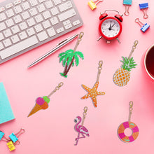 Load image into Gallery viewer, Summer Day Series DIY Keychain Double Side Special Shaped Gift for Kids (#6)
