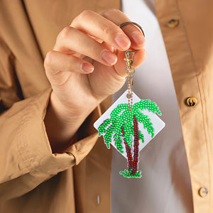 Summer Day Series DIY Keychain Double Side Special Shaped Gift for Kids (#6)
