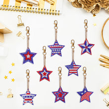 Load image into Gallery viewer, Independence Day Series DIY Keychain Double Side Special Shaped Gift for Kid(#9)
