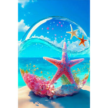 Load image into Gallery viewer, Beach Starfish 20*30CM(Canvas) Full Square Drill Diamond Painting
