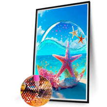 Load image into Gallery viewer, Beach Starfish 20*30CM(Canvas) Full Square Drill Diamond Painting
