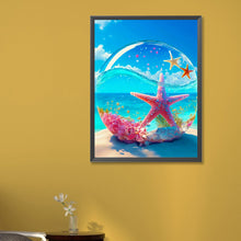 Load image into Gallery viewer, Beach Starfish 20*30CM(Canvas) Full Square Drill Diamond Painting
