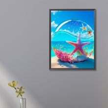 Load image into Gallery viewer, Beach Starfish 20*30CM(Canvas) Full Square Drill Diamond Painting
