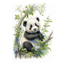 Load image into Gallery viewer, Panda (40*55CM) 11CT 3 Stamped Cross Stitch
