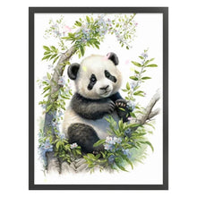 Load image into Gallery viewer, Panda (40*55CM) 11CT 3 Stamped Cross Stitch
