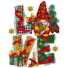Load image into Gallery viewer, Christmas Alphabet 30*40CM(Canvas) Partial Special Shaped Drill Diamond Painting
