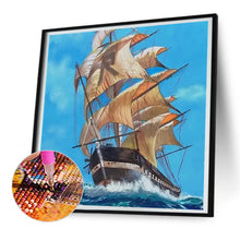 Load image into Gallery viewer, Sailboat 30*30CM(Canvas) Full Round Drill Diamond Painting
