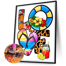 Load image into Gallery viewer, Summer Love 30*40CM(Canvas) Full Round Drill Diamond Painting
