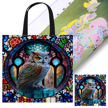 Load image into Gallery viewer, Canvas Carrying Bag Owl Pattern Embroidery Handbag Art Crafts
