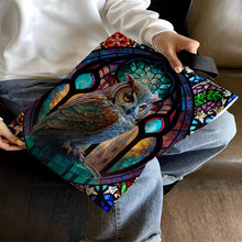 Load image into Gallery viewer, Canvas Carrying Bag Owl Pattern Embroidery Handbag Art Crafts
