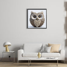 Load image into Gallery viewer, Heart Shaped Owl 30*30CM(Canvas) Full Round Drill Diamond Painting

