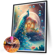 Load image into Gallery viewer, Fantasy Peacock 30*40CM(Canvas) Full Round Drill Diamond Painting
