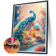 Load image into Gallery viewer, Fantasy Peacock 30*40CM(Canvas) Full Round Drill Diamond Painting
