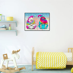 Two Goblins 40*30CM(Canvas) Full Round Drill Diamond Painting