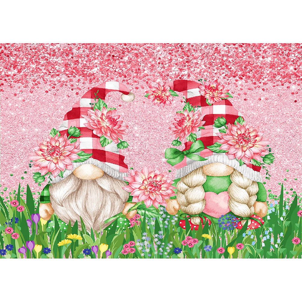 Two Goblins 40*30CM(Canvas) Full Round Drill Diamond Painting
