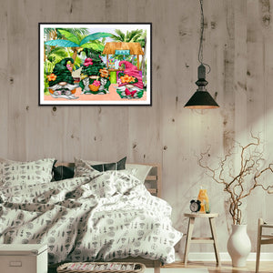 Three Goblins 40*30CM(Canvas) Full Round Drill Diamond Painting