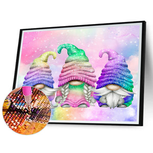 Three Goblins 40*30CM(Canvas) Full Round Drill Diamond Painting