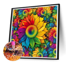 Load image into Gallery viewer, Blooming Sunflower 30*30CM(Canvas) Full Round Drill Diamond Painting
