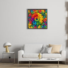 Load image into Gallery viewer, Blooming Sunflower 30*30CM(Canvas) Full Round Drill Diamond Painting
