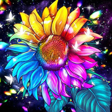 Load image into Gallery viewer, Blooming Sunflower 30*30CM(Canvas) Full Round Drill Diamond Painting
