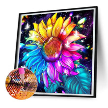 Load image into Gallery viewer, Blooming Sunflower 30*30CM(Canvas) Full Round Drill Diamond Painting
