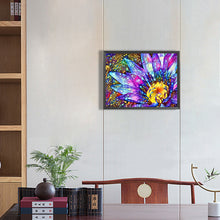 Load image into Gallery viewer, Sunflower Glass Painting 40*30CM(Canvas) Full Round Drill Diamond Painting
