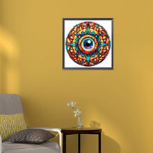 Load image into Gallery viewer, Eyeball Mandala 30*30CM(Canvas) Full Round Drill Diamond Painting
