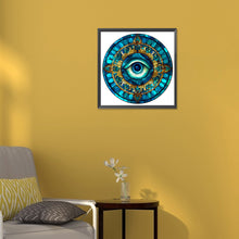 Load image into Gallery viewer, Eyeball Mandala 30*30CM(Canvas) Full Round Drill Diamond Painting
