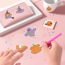 Load image into Gallery viewer, 4Pcs Dot Drill Sticker Art Craft Rhinestone Halloween Sticker for Kid Adult Gift
