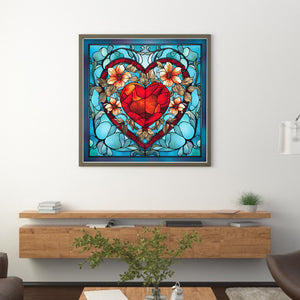 Love Flowers (40*40CM) 11CT 3 Stamped Cross Stitch