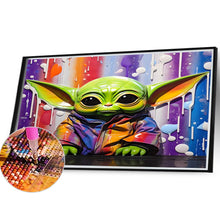 Load image into Gallery viewer, Yoda 40*30CM(Canvas) Full Round Drill Diamond Painting
