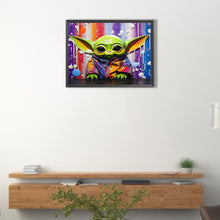 Load image into Gallery viewer, Yoda 40*30CM(Canvas) Full Round Drill Diamond Painting
